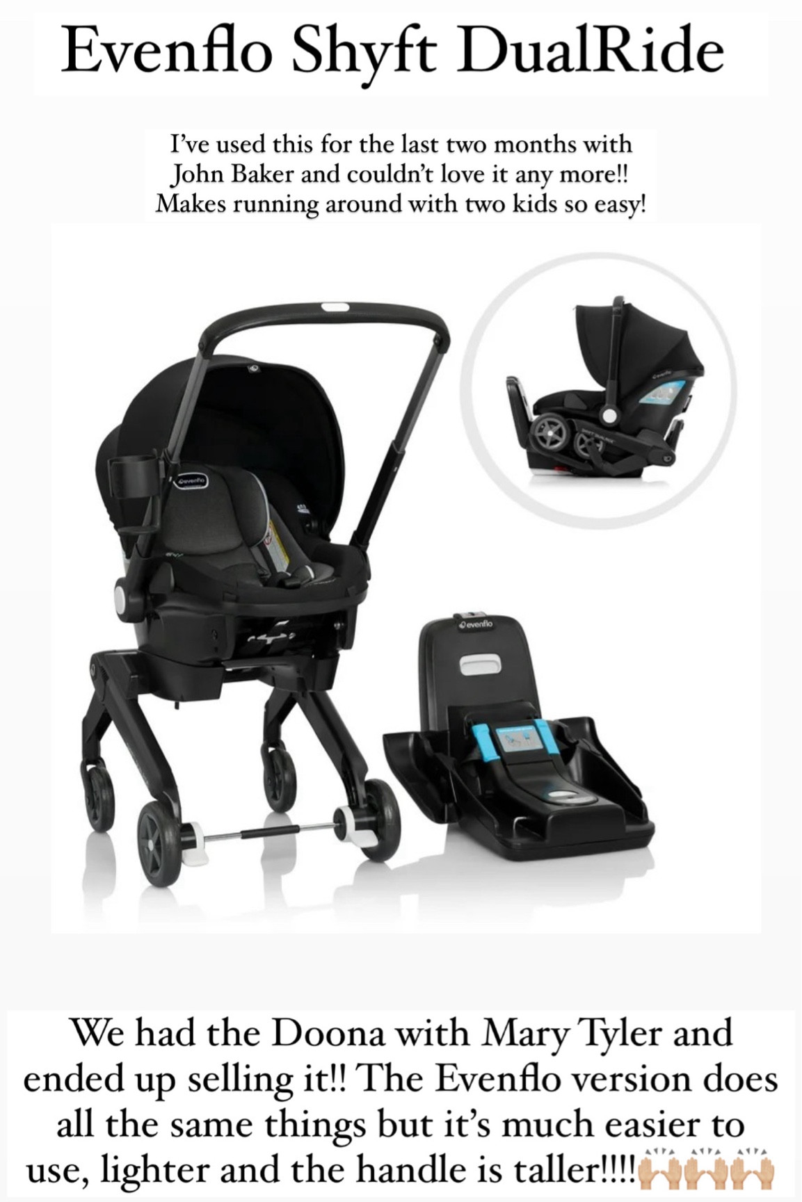 Evenflo Shyft DualRide>>> Doona

#LTKKids #LTKBaby #LTKBump