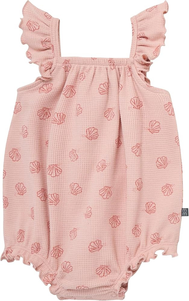 Modern Moments by Gerber baby-girls Mini Flutter Sleeve Bubble Romper | Amazon (US)