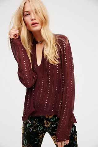 Womens YOUNG LOVE EMBELL TOP | Free People