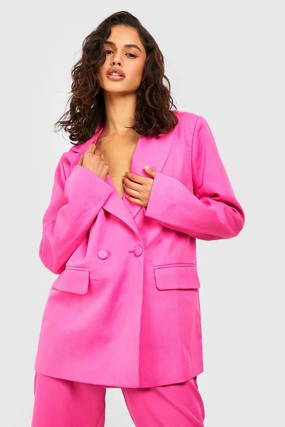 Brights Oversized Blazer and Trouser Suit Set | Boohoo.com (US & CA)