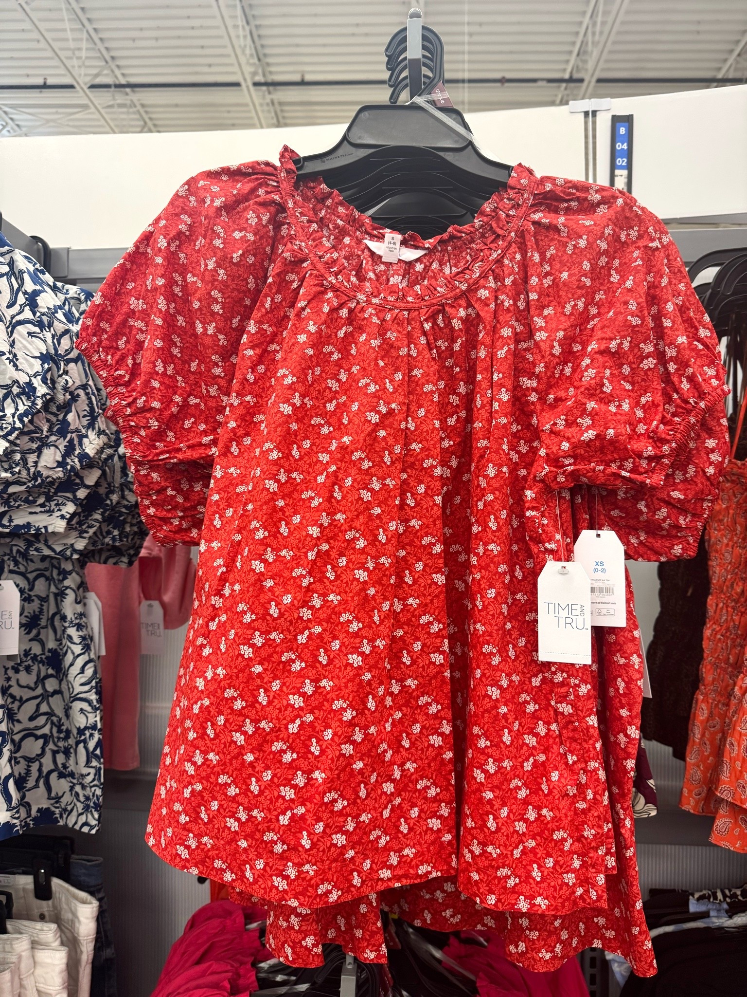 Walmart✨ Time and Tru Women's Ruffle Neck Cotton Top with Short Puff Sleeves, Sizes XS-XXXL

#LTKootd #LTKSeasonal #LTKTravel