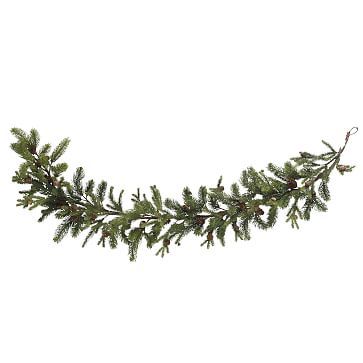 Faux Pine w/ Pinecones Garland | West Elm (US)