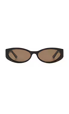 Banbe Kasia Sunglasses in Dark Havana Tort & Walnut from Revolve.com | Revolve Clothing (Global)