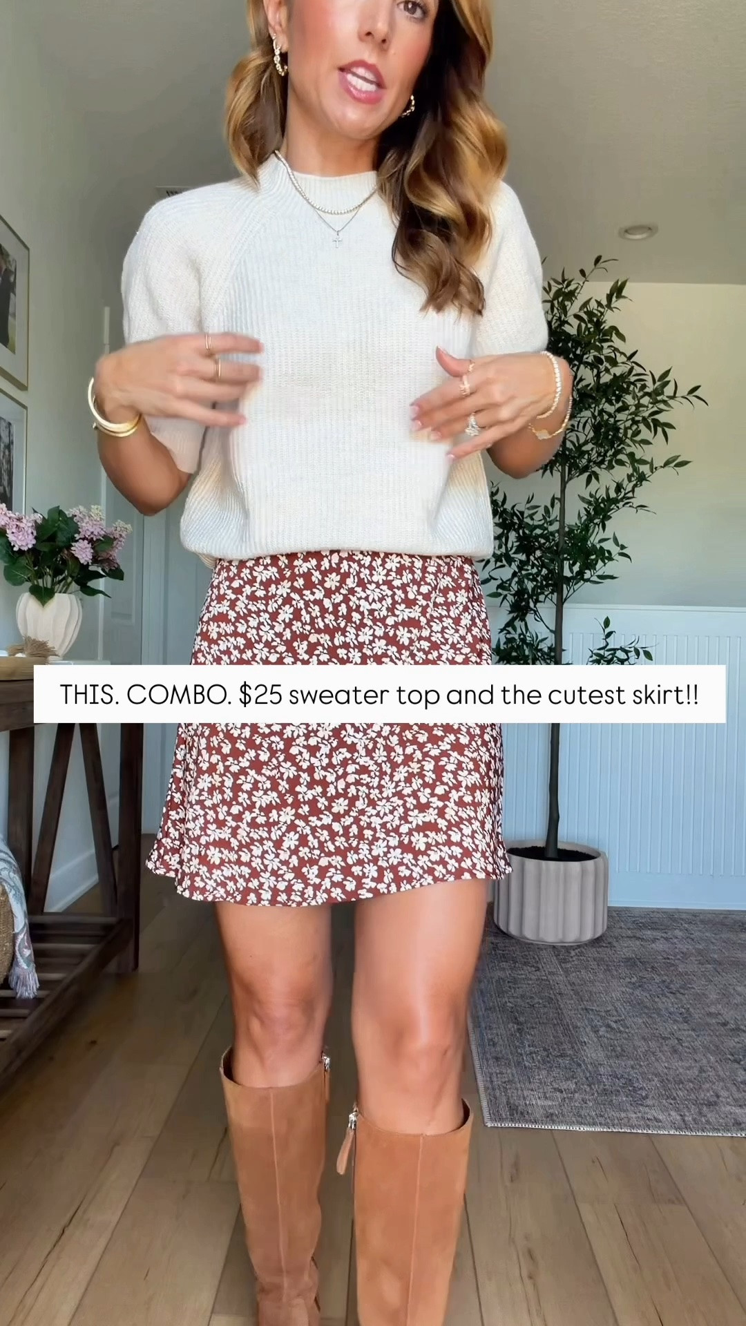 I bought all of the new Target arrivals - here’s what’s worth it! Floral skirt in XS. Sweater top in XS. I went up half a size in boots to make room for socks. Family photo outfit. Fall outfit. Fall style. Summer outfit. Summer style. Thanksgiving outfit.

#LTKootd #LTKgrwm #LTKPetite