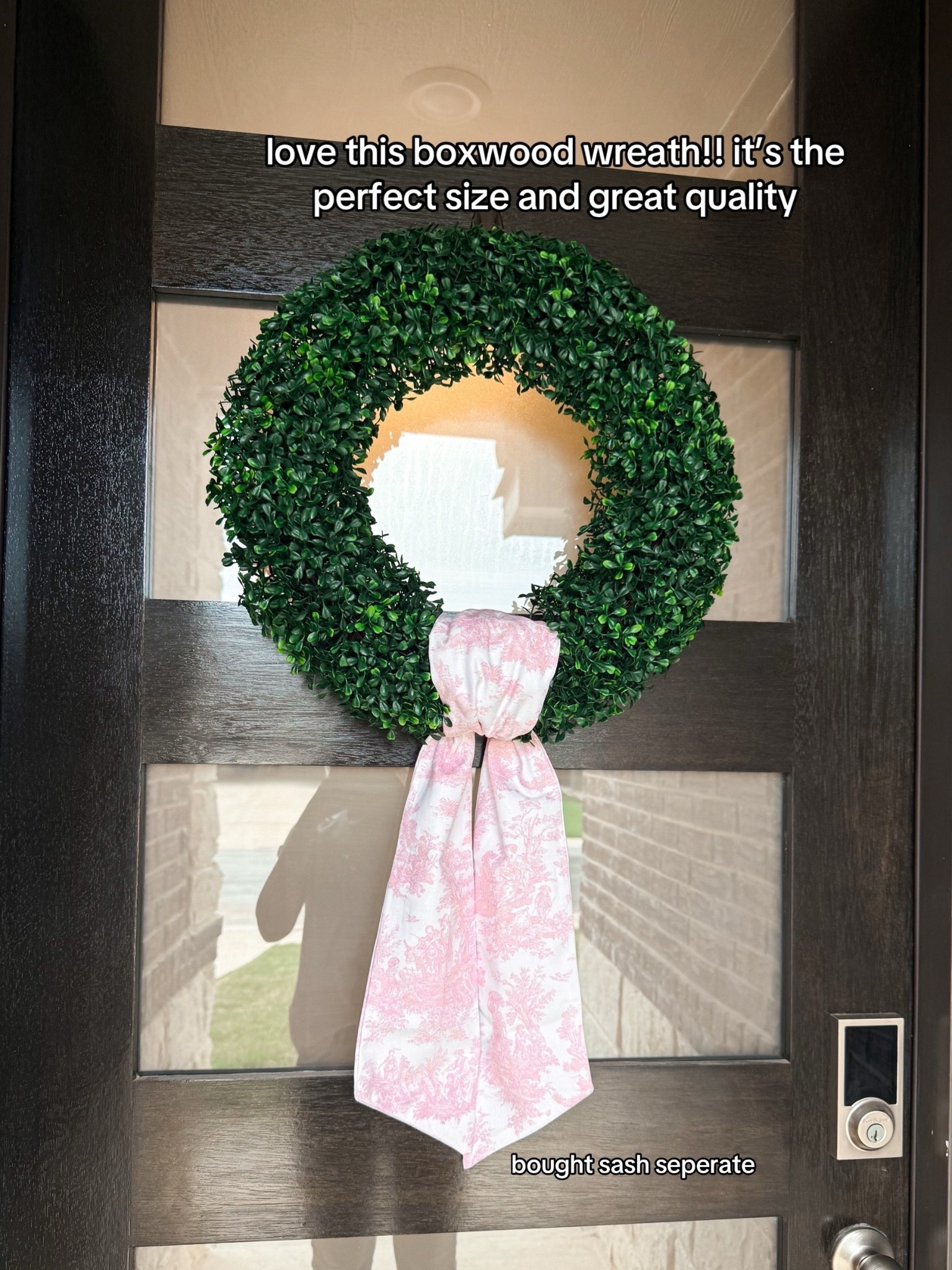 When I moved into my new house one of my first things I bought was this boxwood wreath from homegoods and this beautiful pink and white floral vintage looking wreath sash from Etsy ! One of the most important things to me about my home is making everything simple but elegant and this combo did just the trick! I plan to buy more sashes and switch them out during football season, holidays, etc

#LTKHome #LTKFamily #LTKSeasonal