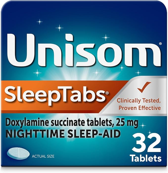 Unisom SleepTabs, Nighttime Sleep-aid, Doxylamine Succinate, 32 Tablets | Amazon (US)