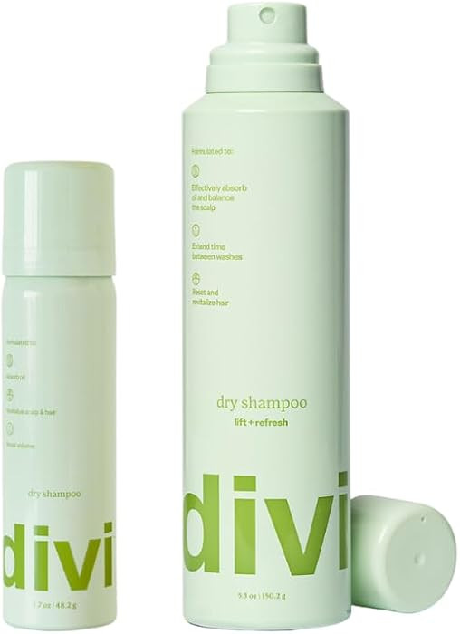 Divi Dry Shampoo Spray for Women - Formulated to Absorb Oil, Balance the Scalp and Extend Time Be... | Amazon (US)