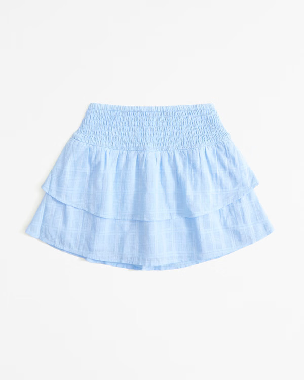 girls ultra femme tiered mini skort | girls new arrivals | Abercrombie.com | Abercrombie & Fitch (US)