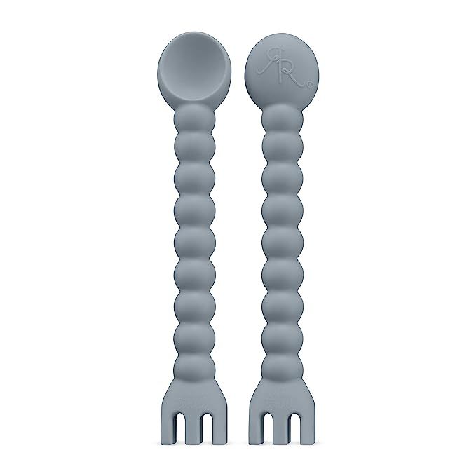 Ryan & Rose Baby Spoon and Fork [2 Pack] (Charcoal) | Amazon (US)