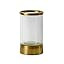 Serene Spaces Living Large 12" Gold Rimmed Glass Hurricane Candle Holder – Elegant Tabletop Dec... | Amazon (US)