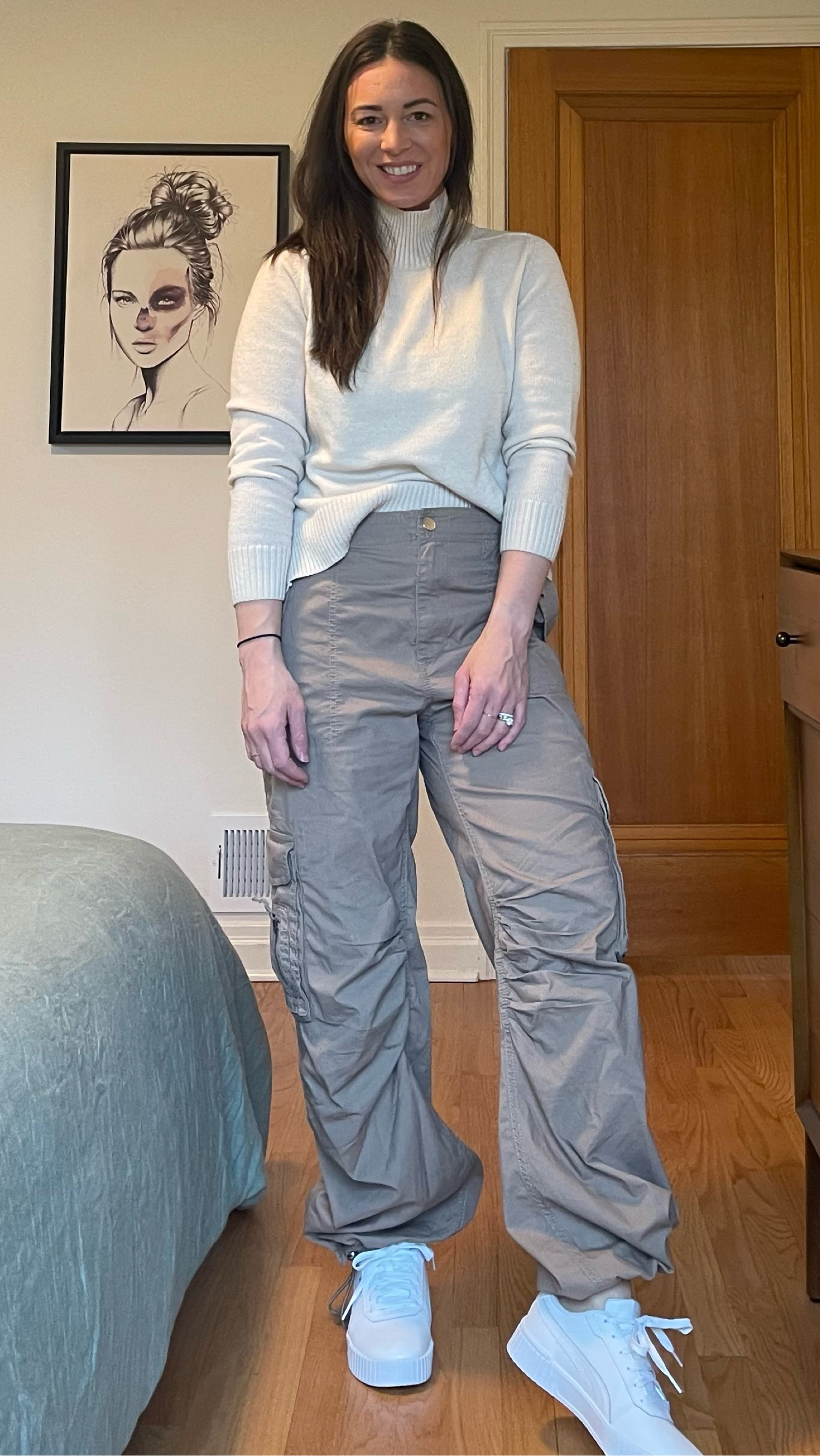 Cargo Pant Haul Part 2 - Wearing A&F in a size small (I’m 5’5” & 135lbs) - these are meant to be baggy but if you’re smaller than a size 4 / 27” waist, I’d recommend XS or smaller to avoid swimming in material. 

Note: these are almost completely sold out so I’ve linked similar styles! 

#LTKSale #LTKFind #LTKstyletip
