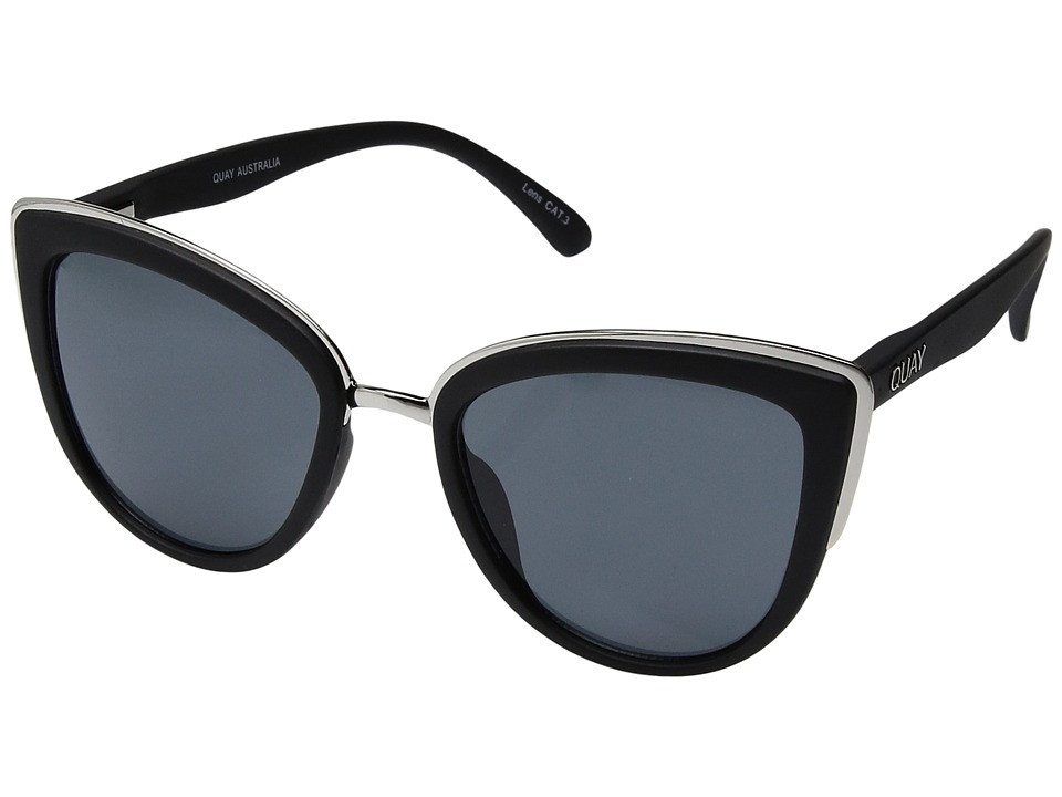 QUAY AUSTRALIA - My Girl (Black/Smoke) Fashion Sunglasses | Zappos