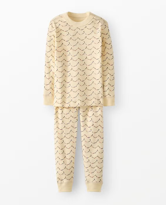 Toddler Holiday HannaJams™ Pajama Set in Starry Garland - 100% Organic Combed Cotton - Size 2 by Hanna Andersson | Hanna Andersson