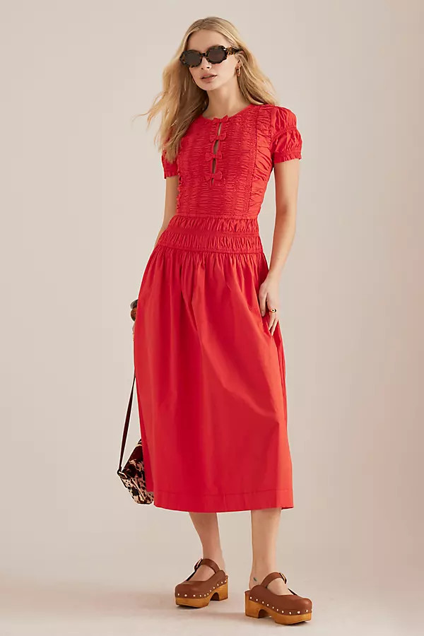 Damson Madder Saffy Midi Dress | Anthropologie (UK)