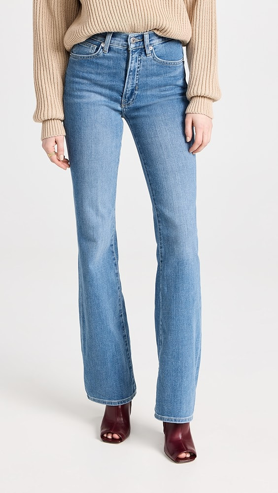 Veronica Beard Jean Beverly High Rise Skinny Flare Jeans | Shopbop | Shopbop