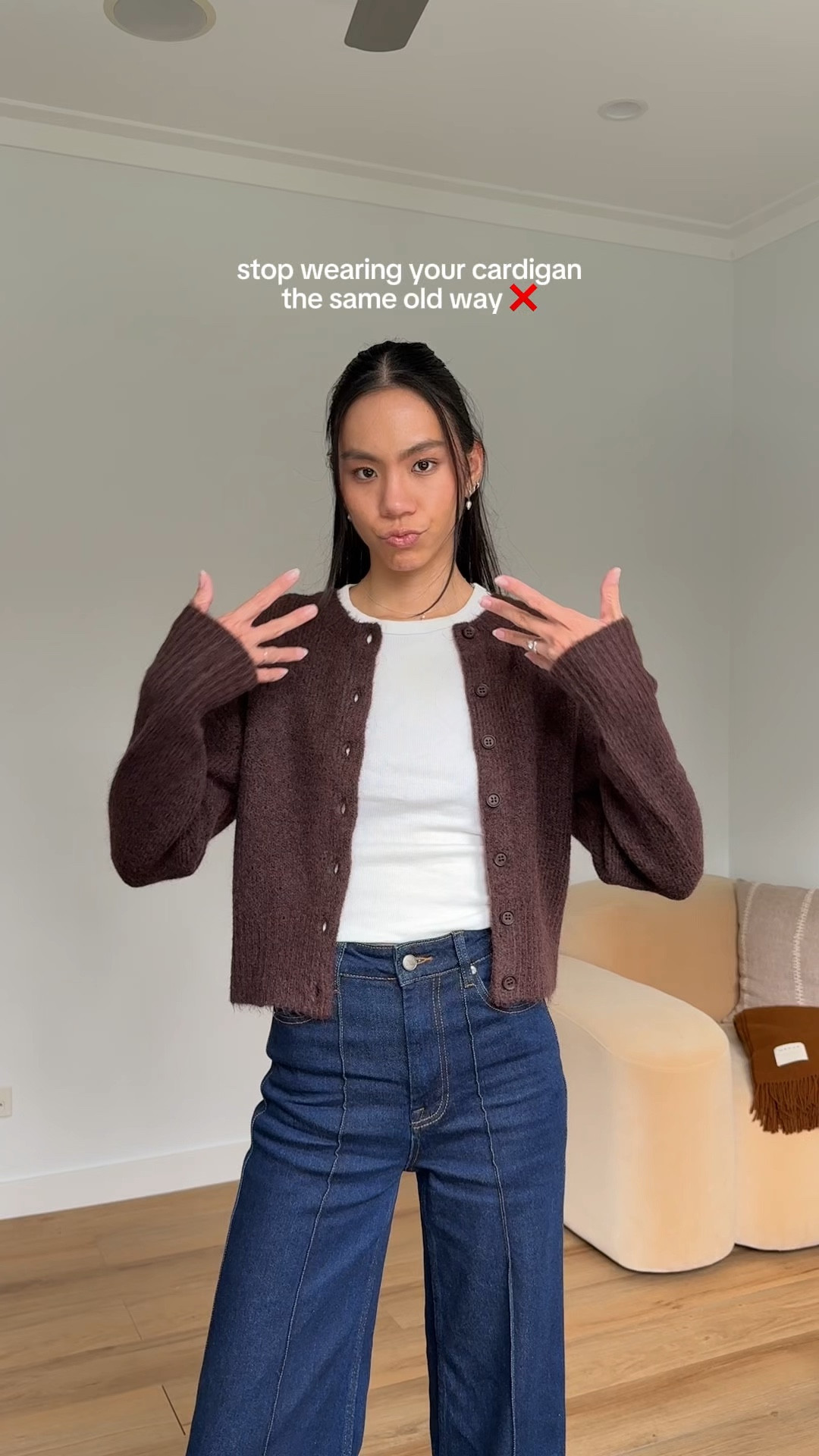 save these 3 new ways to wear your cardigan this autumn / winter 🤎 forever chocolate brown girly!!

added a similar more affordable alternative for you x

#LTKaustralia #LTKstyletip #LTKautumn