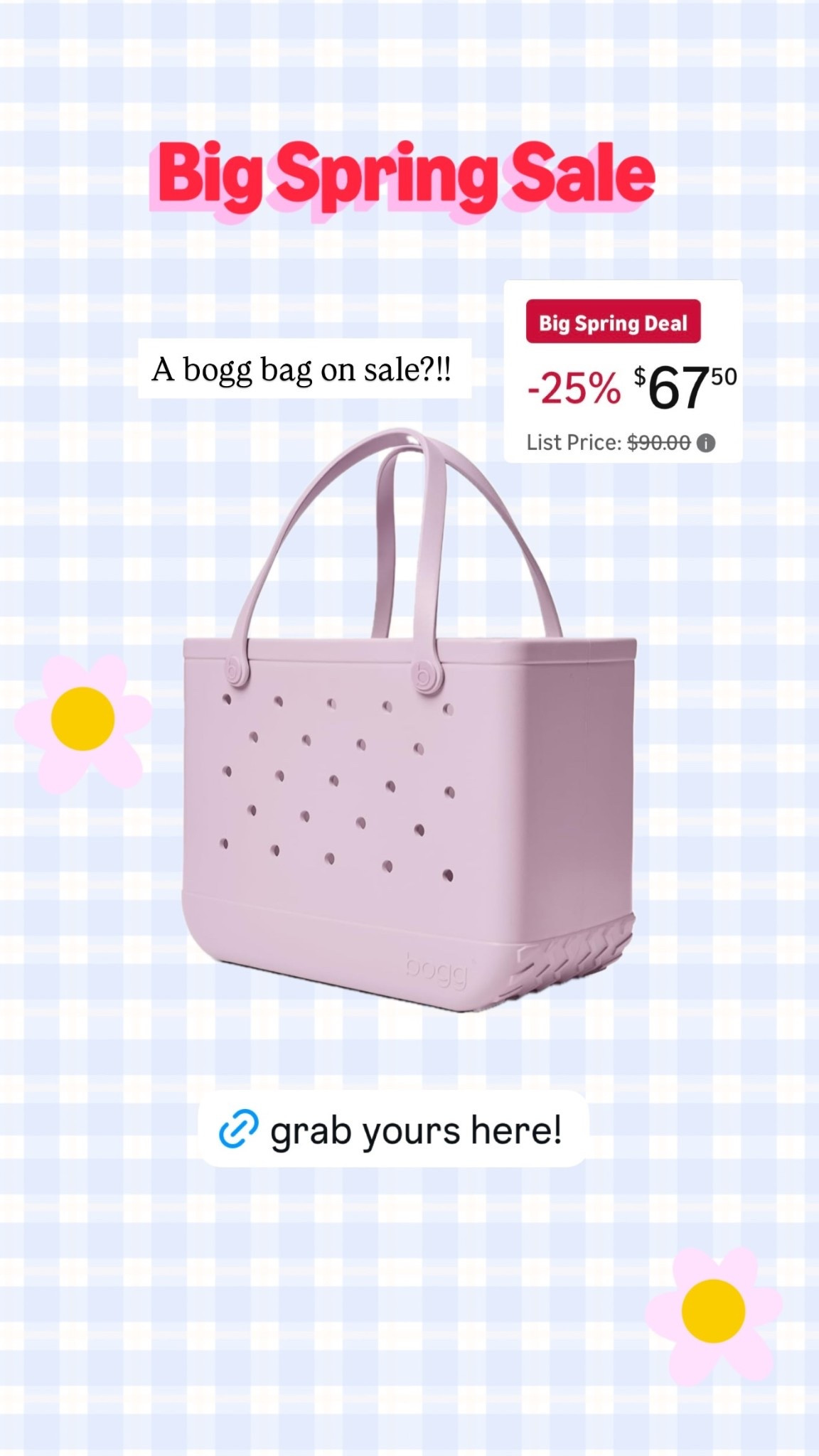 A bogg bag on sale?!! 

 #LTKmomlife #LTKSeasonal #LTKSaleAlert