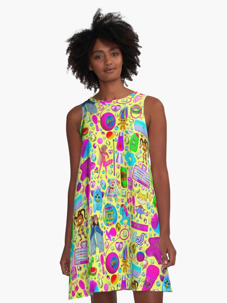 Yellow Nineties  A-Line Dress | Redbubble (US)