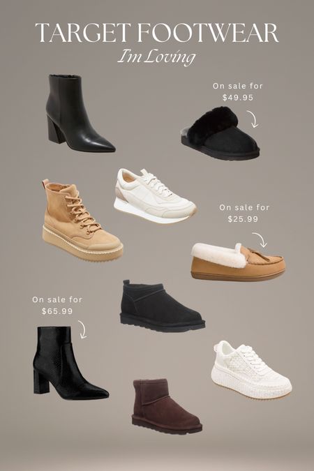 Footwear from Target I’m loving!! All under $66!! 

#LTKfindsunder50 #LTKSeasonal #LTKstyletip