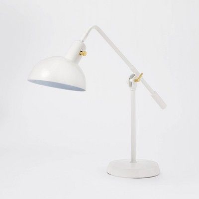 Cantilever Task Table Lamp White - Threshold™ designed with Studio McGee | Target