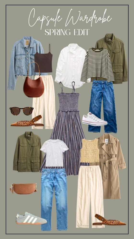 Spring Capsule Wardrobe 🤍

The pieces I’ll be rotating on repeat this season — relaxed denim, crisp white layers, soft neutrals, and that perfect utility jacket. Everything mixes, everything works, nothing feels overdone.

Easy. Elevated. Built to last beyond one season.

Linked all my spring staples ✨ 

 #LTKgrwm #LTKootd #LTKmomlife