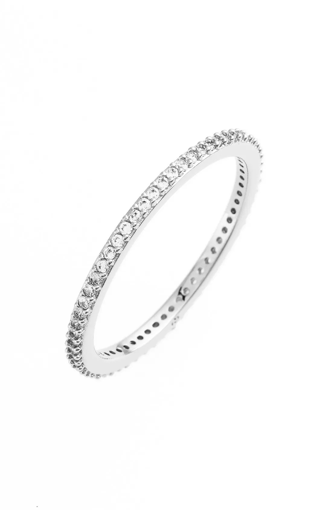 Nadri Skinny Cubic Zirconia Pavé Band Ring | Nordstrom