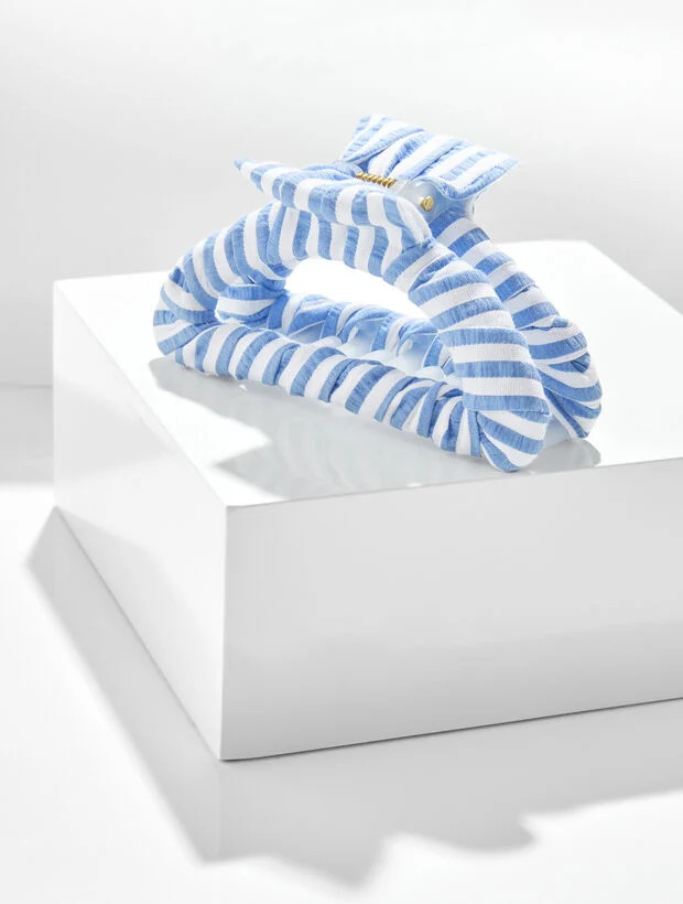 Sunshine Stripe Hair Clip | Talbots