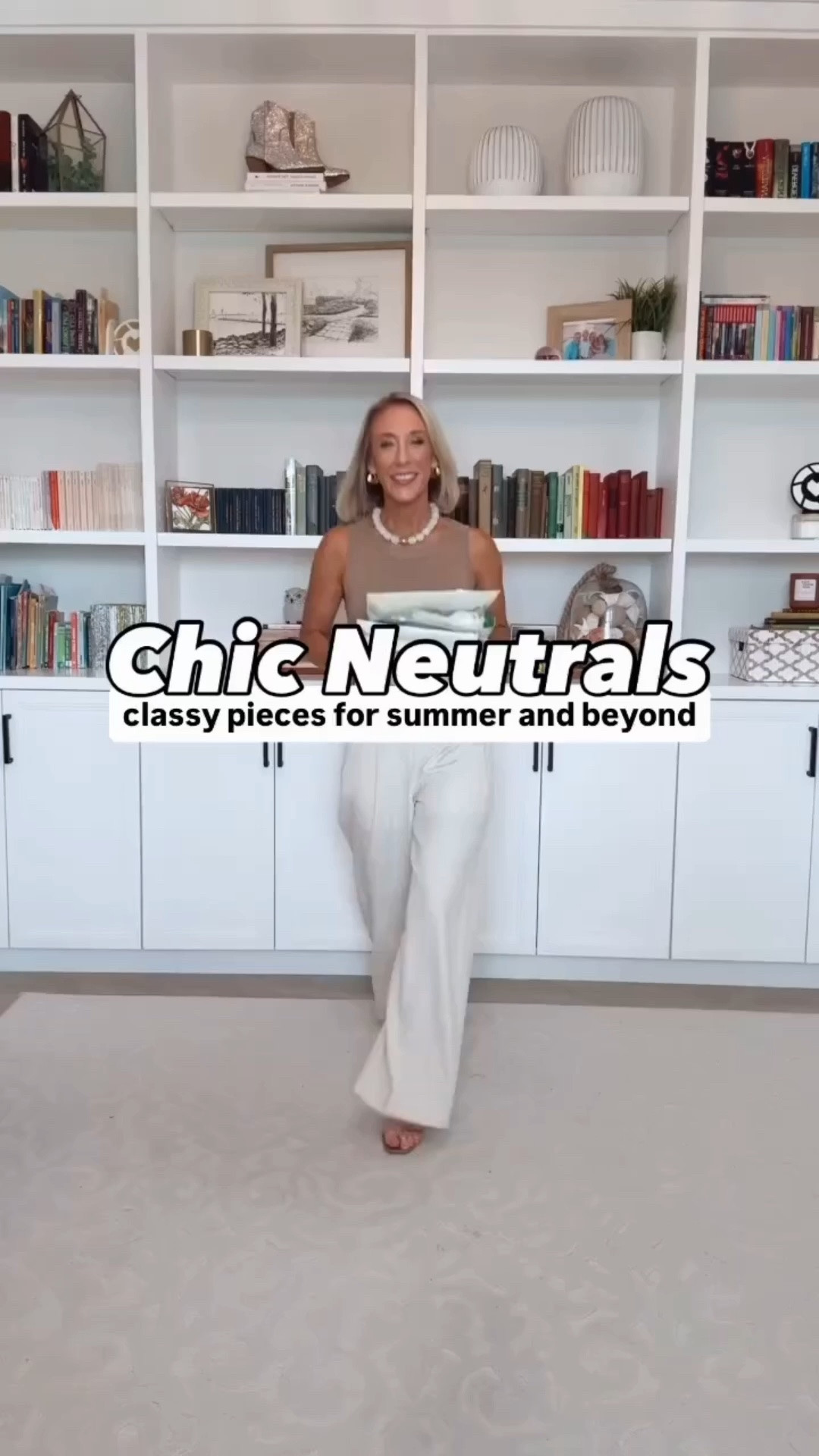 Chic Neutrals - classy pieces for summer and beyond * Apricot Linen Blend Wide Leg Trousers - size XS, Reg Length. 6 colors. * Wool Blend Sweater Tank - size XS. 26 colors. 1. Chiffon A-Line Floral Pleated Skirt - size Small. 3 colors. 2. Wool Blend Sweater Tank - size XS. 26 colors. 3. Coffee Linen Blend Wide Leg Trousers - size XS, Petite. 6 colors. 4. Wool Blend Button Down Sweater Tank - size XS. 6 colors. 5. Black Linen Blend Wide Leg Trousers - size XS, Petite. 6 colors. * Wool Blend Sweater Tank - size XS. 26 colors.

#LTKSeasonal #LTKOver40 #LTKWorkwear