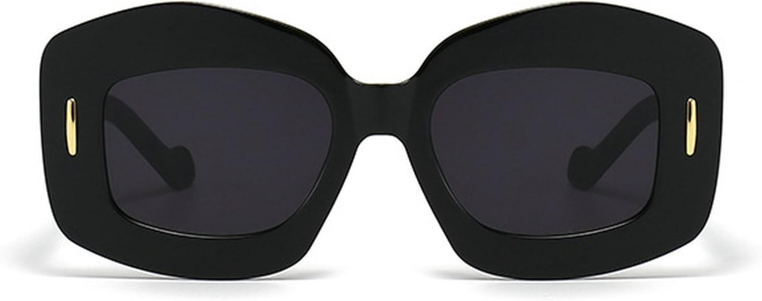 laureles Retro Classic Square Sunglasses Women Men Black Grey Rivets Gradient Sun Glasses Shades ... | Amazon (US)