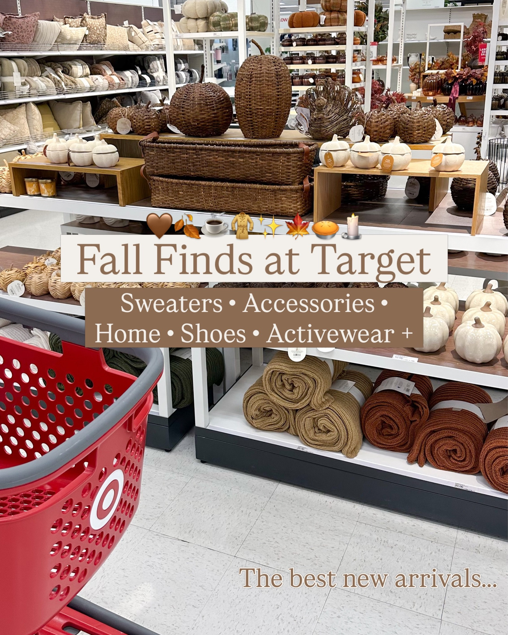 Target fall finds🍂 ft. The cutest 2026 trends, designer looks for less and home decor!🤎

#targetstyle #targetfinds #fallshopping #targethaul

#LTKSeasonal