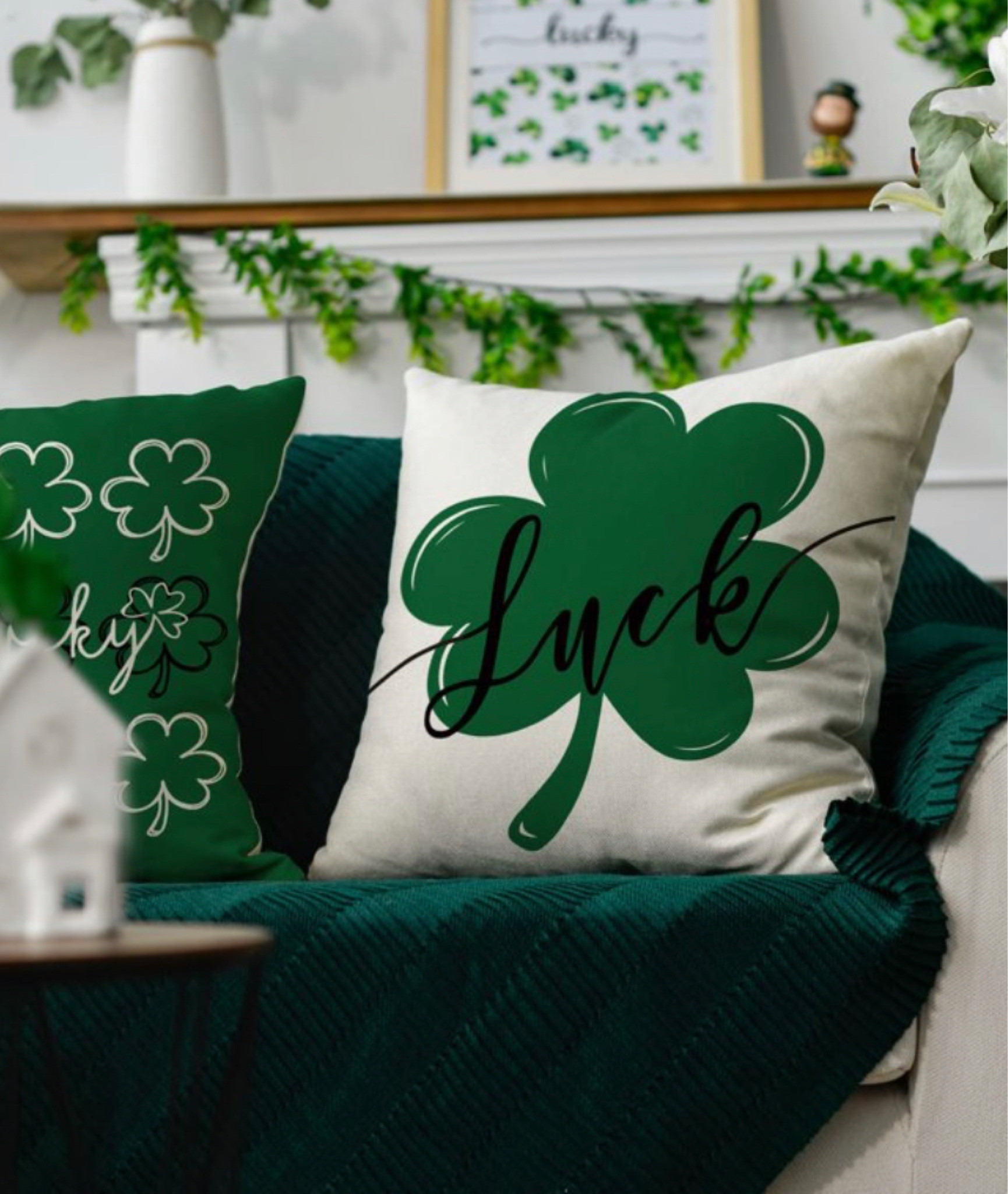 #shamrock #shamrocks #stpattysday #green #celebrate #march #holiday #stpatricksday #weargreen #lucky #luckoftheirish #leprechaun #luckyclover #stpatricksdaypillows #stpatricksdayhome #shamrockpillows

#LTKFind #LTKSeasonal #LTKhome