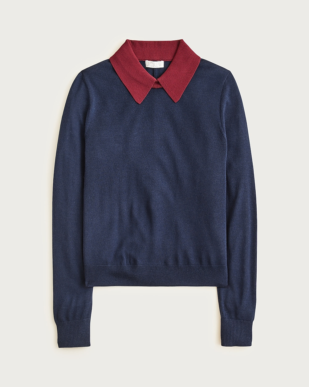 Carolyn collared sweater in merino wool | J. Crew US