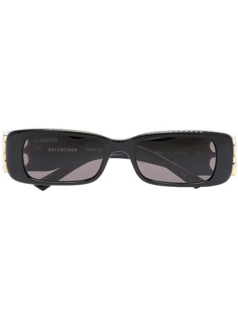 logo-plaque rectangular sunglasses | Farfetch (US)
