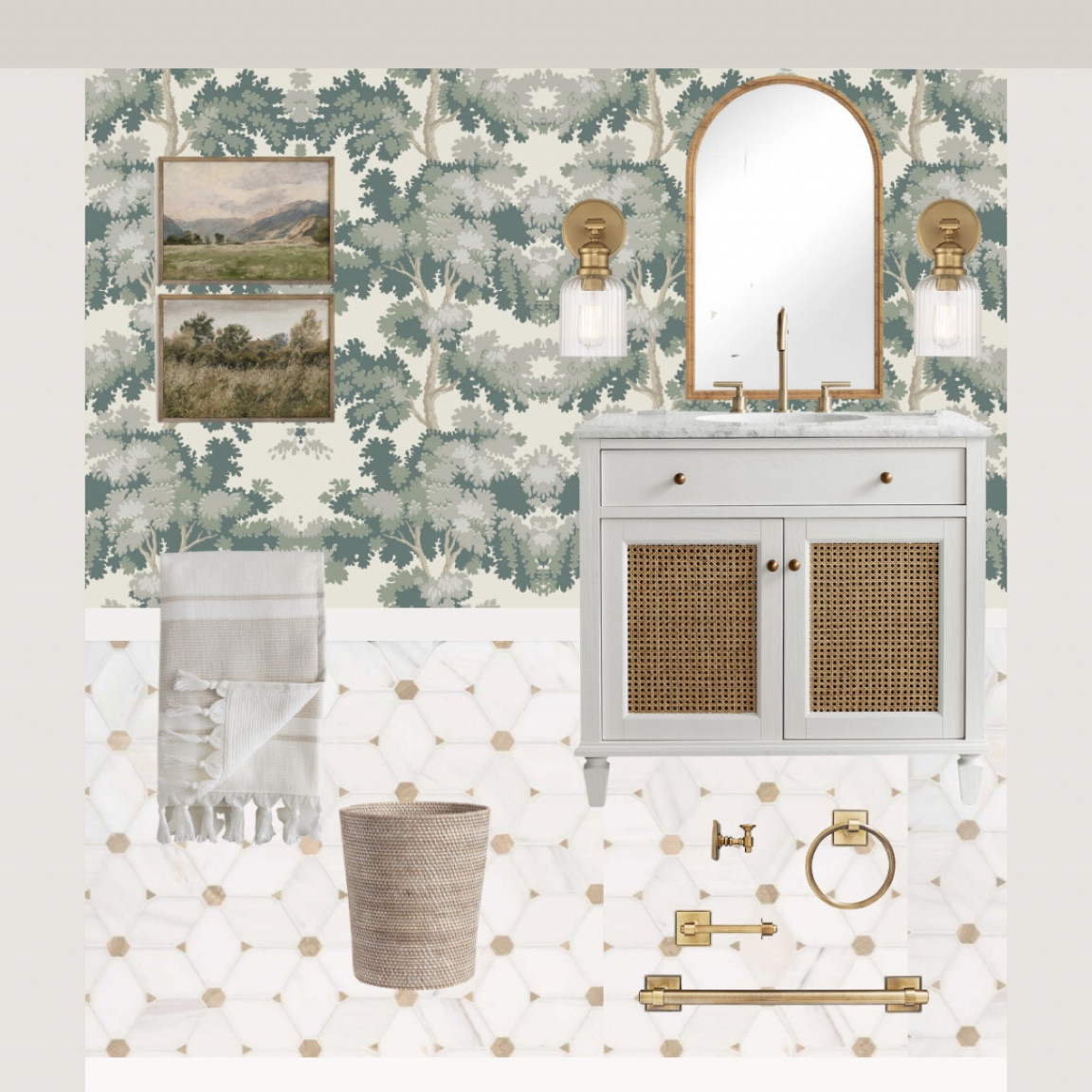 Week 2 Design, Powder Room 

#LTKhome #LTKSale
