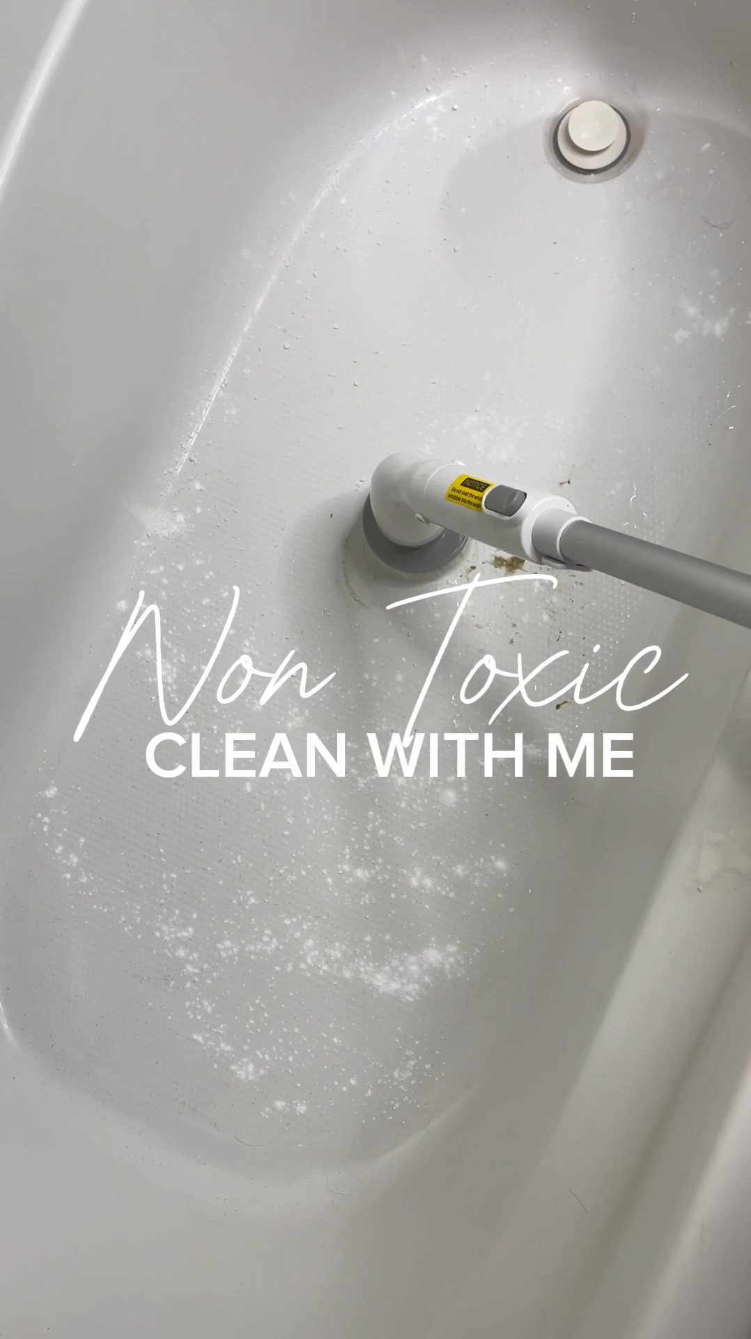 Non Toxic Bathtub Clean with Me! This cleaning gadget is great for scrubbing harder areas! Using a non toxic multi purpose spray that cleans, disinfects and sanitizes!! These are must have tools for cleaning your house! 

#LTKVideo #LTKHome #LTKFindsUnder50