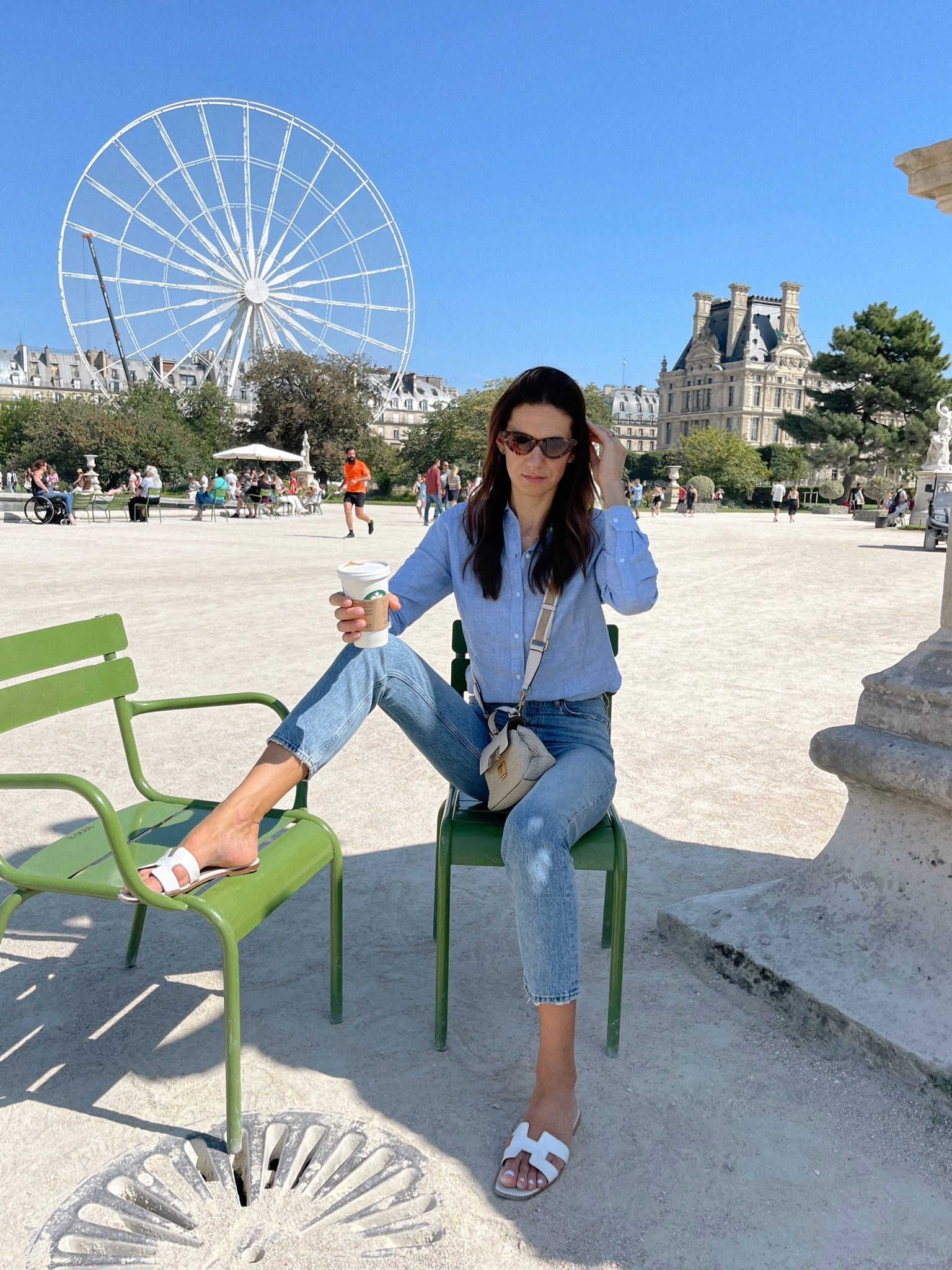 Favorite travel outfit. Jeans and linen shirt. 

#LTKtravel #LTKSeasonal #LTKstyletip