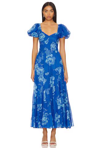 Short Sleeve Sundrenched Maxi Dress In Sapphire Combo
                    
                    Fr... | Revolve Clothing (Global)