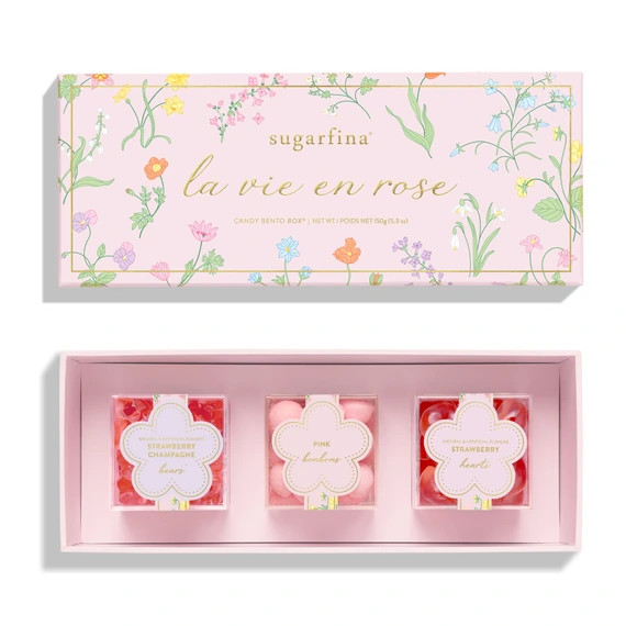 La Vie en Rose 3 Piece Candy Bento Box® | Sugarfina