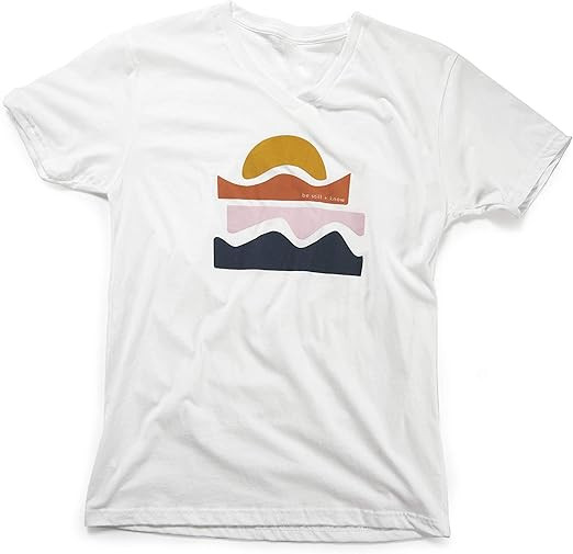 Salt + Light Be Still and Know V-Neck T-Shirt White | Amazon (US)