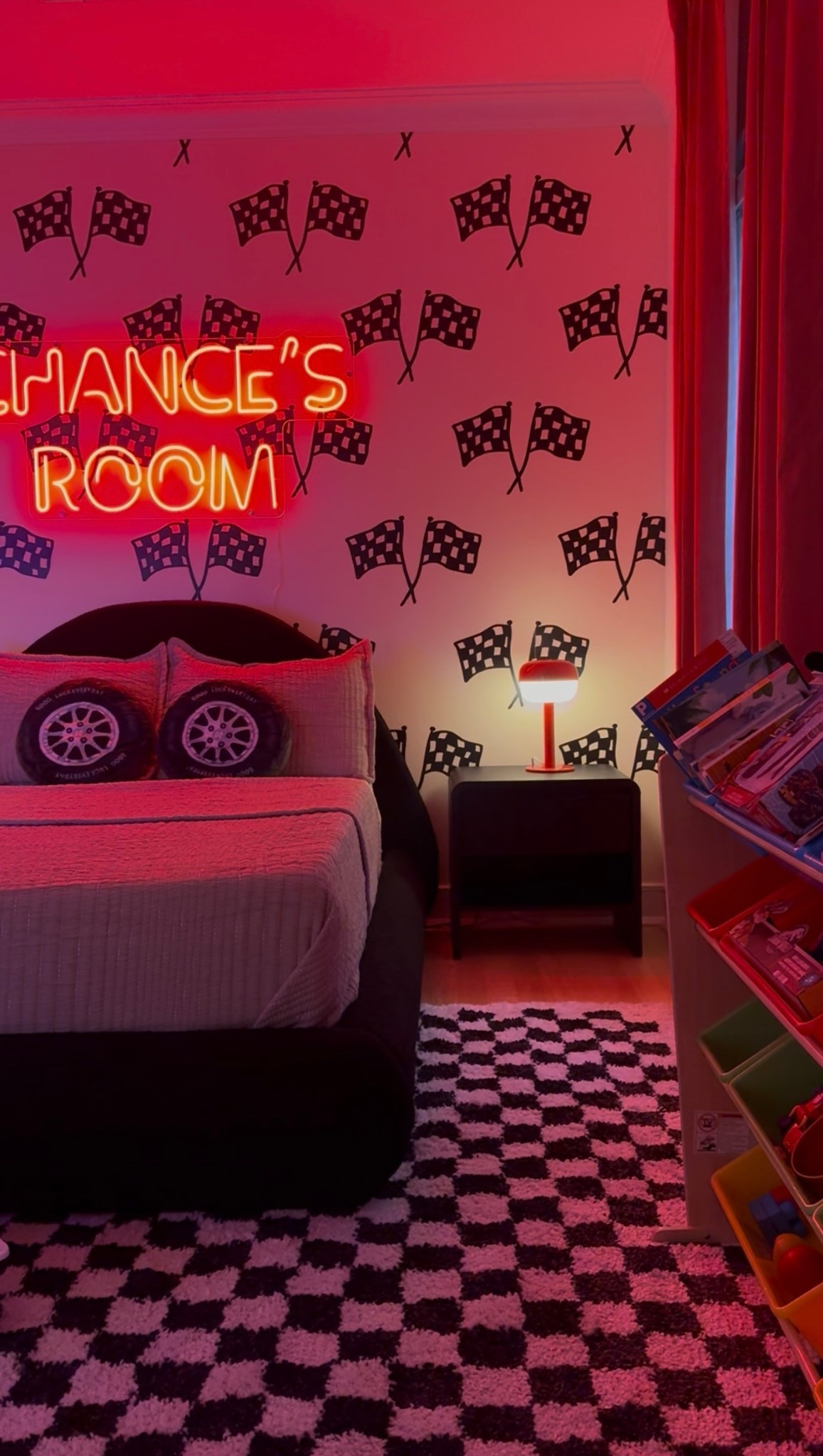 Boy’s Bedroom Inspiration 🏎️💨 The perfect flow of a black white and red bedroom. @Wayfair has such amazing finds for amazing prices!!

#ad #wayfair #wayfairpartner 

#LTKHome