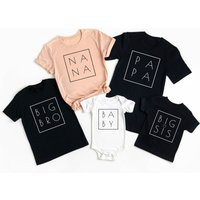 Family Matching Shirts, Family Outfits, Mama Papa Baby Big Bro Sis Shirt, Shirts | Etsy (US)