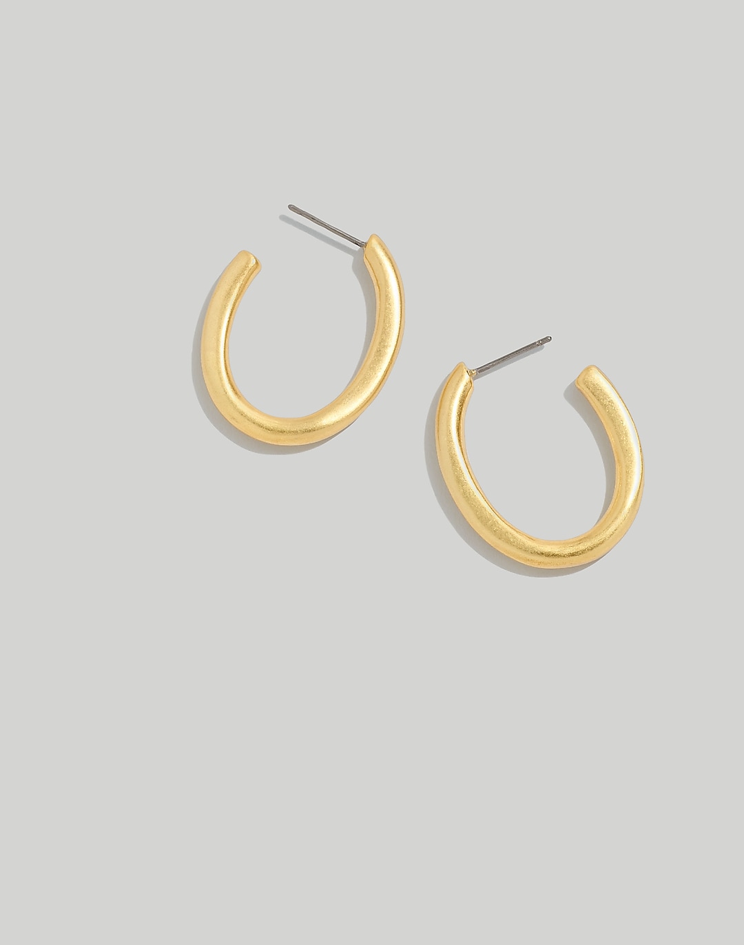 Oval Medium Hoop Earrings | Madewell