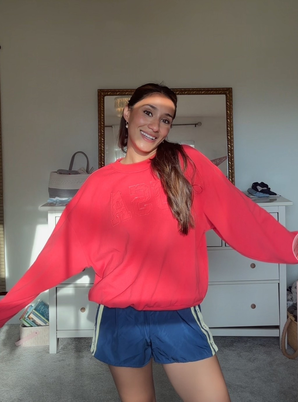 Outfit inspo from target!! Love this USA sweater!! Perfect to lounge in! 

Target fashion inspo


#LTKPetite #LTKStyleTip #LTKFindsUnder50