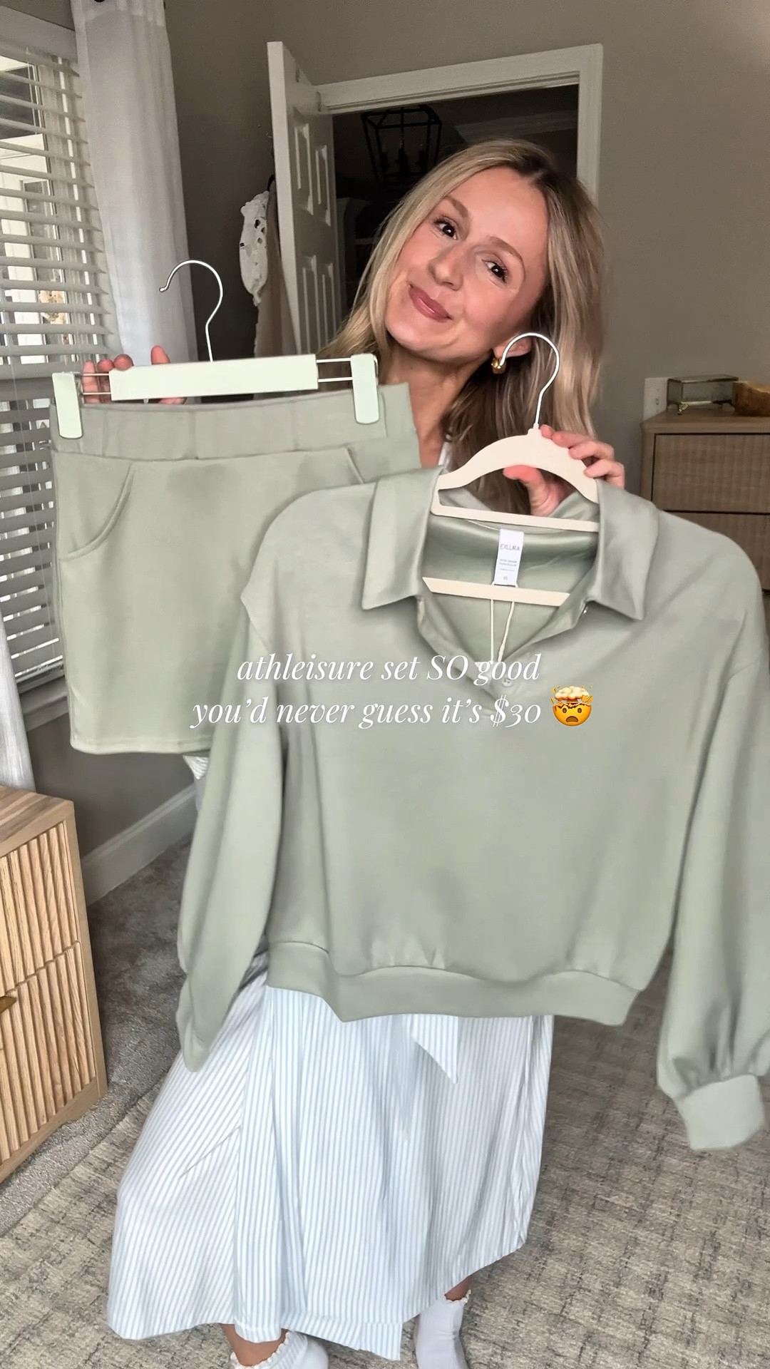 This set feels SO luxe for the price—on sale for $30 right now!

This Amazon set is SO buttery soft and stretchy. The skort has built-in shorts + pockets and it comes in so many color options.
It’s the perfect casual set you can wear for errands, airport days, walks, casual plans, or just everyday life. 

True to size — I’m in an XS

#easyoutfits 	#amazonfashionfinds
#affordableathleisure #casualstyleinspo #springwardrobe #matchingset #skort #ootd #gdwm #amazonset 

#LTKootd #LTKSaleAlert