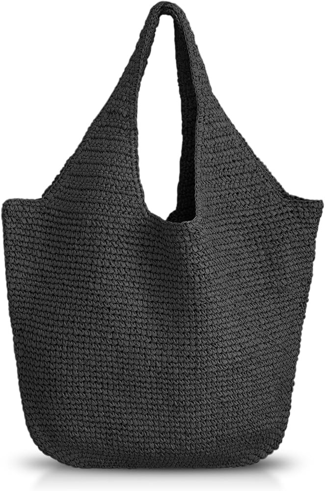 Beach Bag for Women, Straw Bag, Large Capacity Tote Bag, Raffia Bag Suitable for Vacation Travel ... | Amazon (US)
