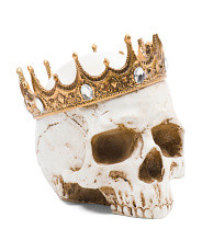Skull With Crown Decor | TJ Maxx