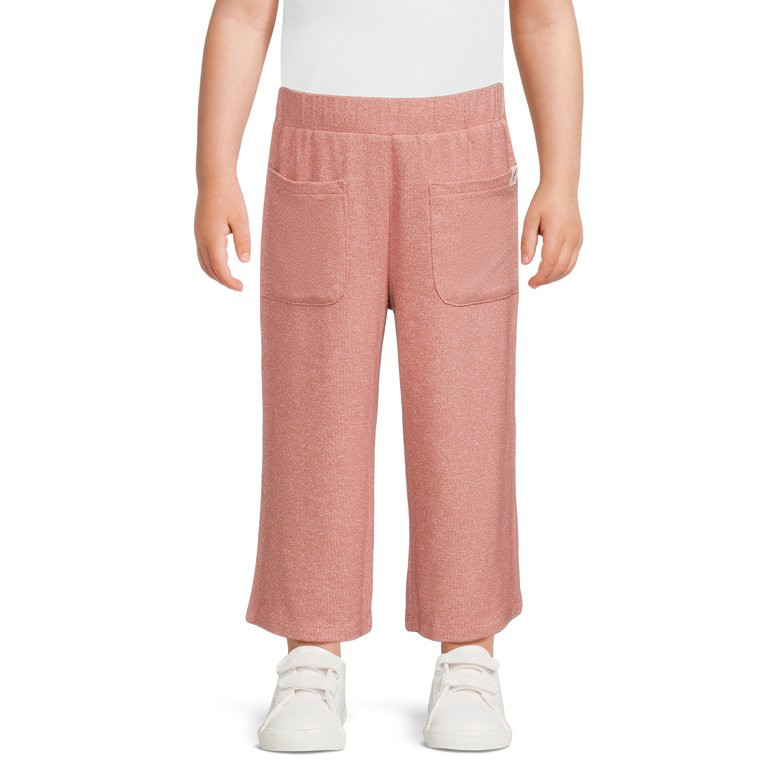 easy-peasy Toddler Girl Hacci Wide Leg Pant, Sizes 12 Months-5T | Walmart (US)