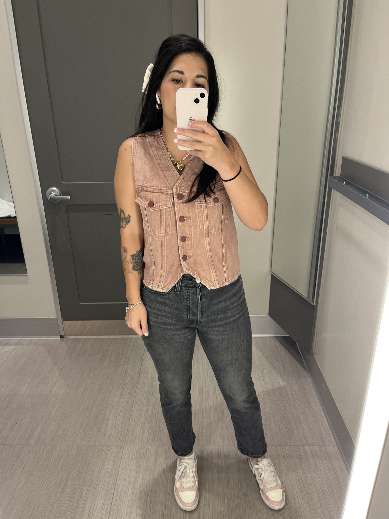 Denim is all the rage this spring. You can wear this with everything and anything. Pair this with denim or some linen shorts ❤️

#LTKSeasonal #LTKfindsunder50 #LTKSpringSale