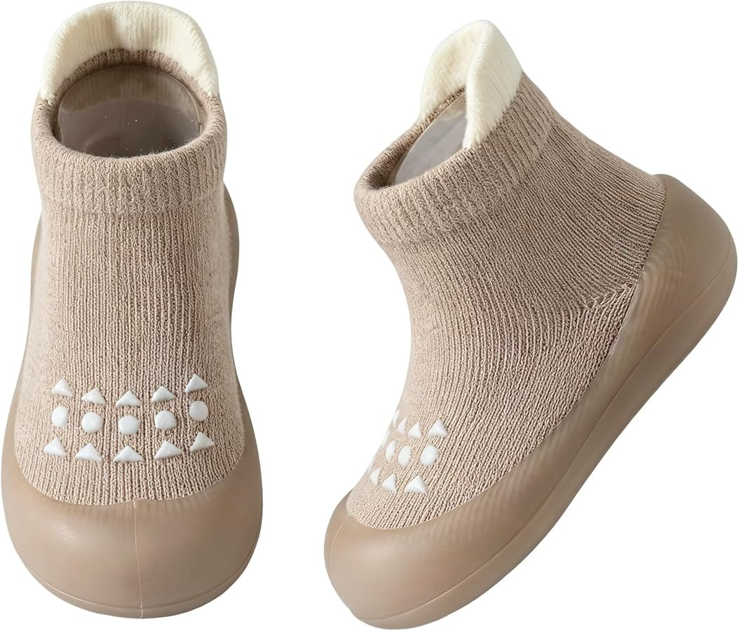 Baby Sock Shoes Toddler Walking Shoes Infant Slippers | Amazon (US)