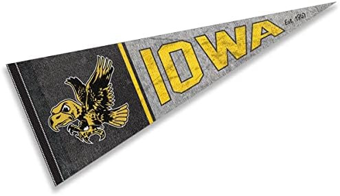 Iowa Hawkeyes Pennant Throwback Vintage Banner | Amazon (US)